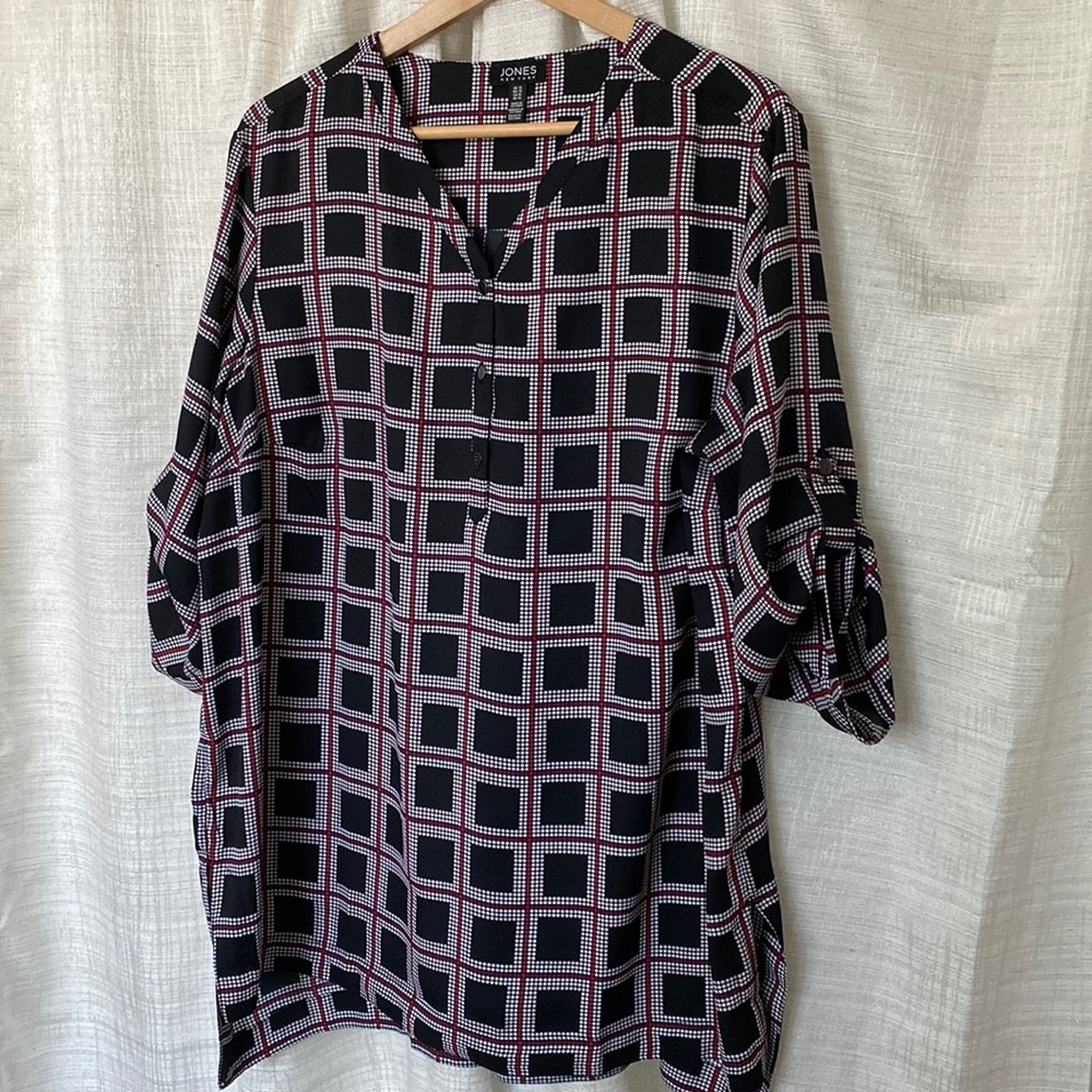 *LAST CHANCE* JONES NEW YORK quarter sleeve blouse ❤️EUC❤️